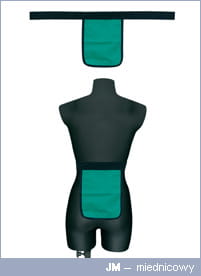 Bezołowiowy fartuch jednostronny Typ JM 0,35 Pb (Miednicowy)