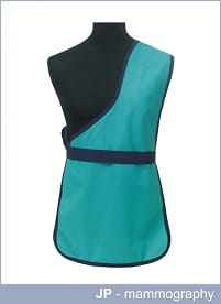 Bezołowiowy fartuch jednostronny Typ JP 0,25 Pb (Mammograficzny)