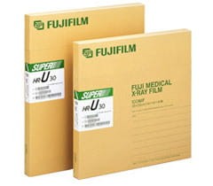 Błony RTG FUJI zielonoczułe Super HR-U 35 x 35 cm