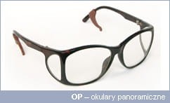 Okulary ochronne panoramiczne OP 0,75 Pb