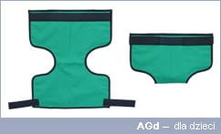 Ochrona na gonady dziecięce AGd 1,0 Pb Akcesoria Ochronne Beta AntiX
